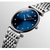 Montre Longines La Grande Classique Bracelet Acier Cadran Bleu Index Diamants