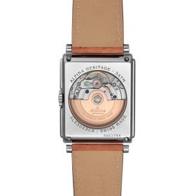 Montre Alpina Alpiner Heritage Carrée Automatic 140 Ans Cadran Beige 39mm