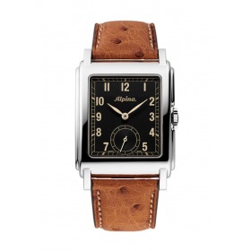 Montre Alpina Alpiner Heritage Carrée Automatic 140 Ans Cadran Noir 39mm