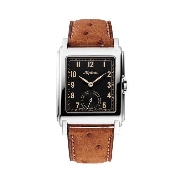 Montre Alpina Alpiner Heritage Carrée Automatic 140 Ans Cadran Noir 39mm