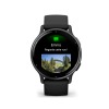 Montre connectée Garmin Vivoactive 5 Boitier Noir Lunette Aluminium Gray