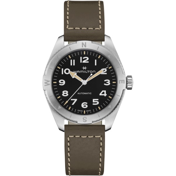 Montre Hamilton Khaki Field Expedition Auto Bracelet Cuir 41 mm