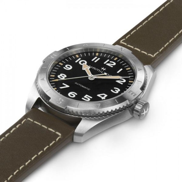 Montre Hamilton Khaki Field Expedition Auto Bracelet Cuir 41 mm