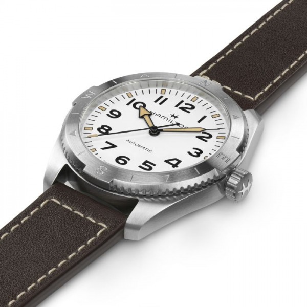 Montre Hamilton Khaki Field Expedition Auto Bracelet Cuir 41 mm