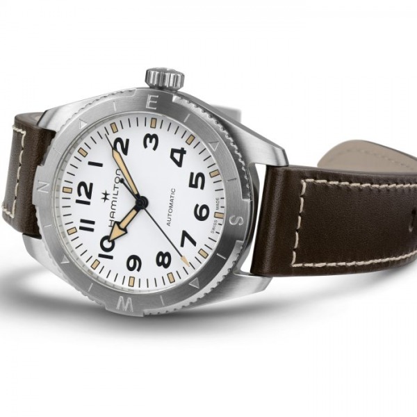 Montre Hamilton Khaki Field Expedition Auto Bracelet Cuir 41 mm