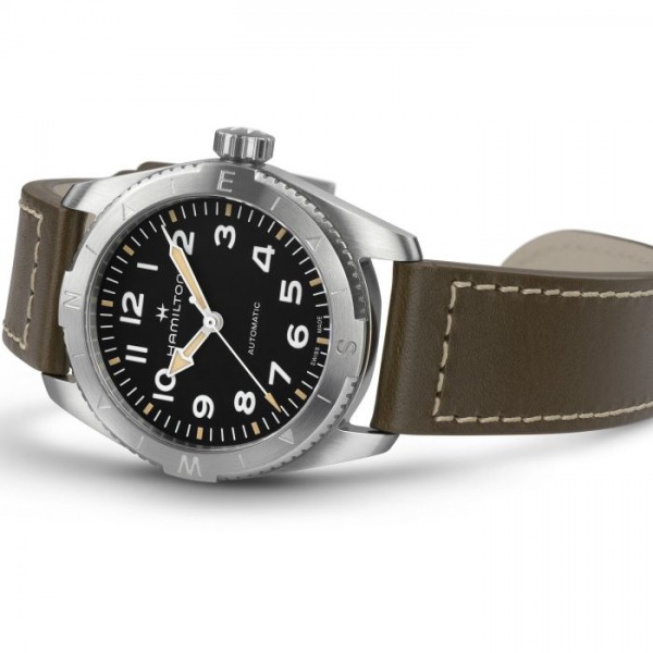 Montre Hamilton Khaki Field Expedition Auto Bracelet Cuir 37 mm