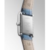 Montre Longines Mini DolceVita Sertie Diamants Bracelet Cuir Bleu