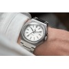 Montre Yema Urban Traveller Cadran Blanc Bracelet Acier