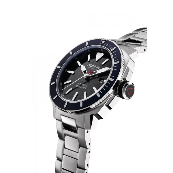 Montre Alpina SEASTRONG DIVER 300 NOIR BRACELET ACIER