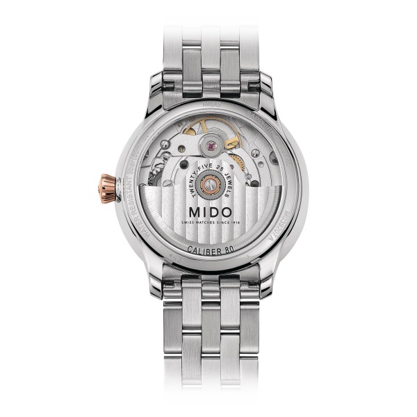 Montre Mido Baroncelli Lady Day Auto Cadran Nacre Bracelet Acier 33MM