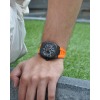 Montre BELL & ROSS BR-X5 CARBON ORANGE Bracelet Caoutchouc