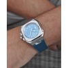 Montre BELL & ROSS BR 05 GMT SKY BLUE Bracelet Caoutchouc