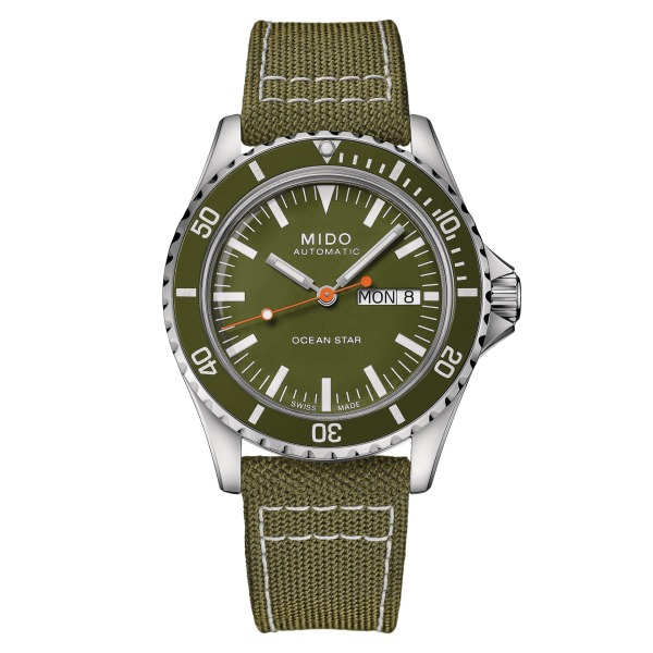 Montre Mido Ocean Star Tribute Cadran Vert Bracelet Nato