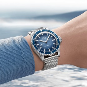 Montre Mido Ocean Star Tribute Cadran Bleu Bracelet Acier