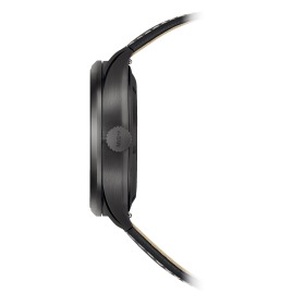 Montre Mido Multifort M Chronometer Bracelet Cuir noir cadran noir