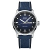 Montre Mido Multifort M Bracelet Nato bleu cadran bleu