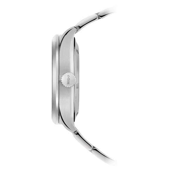 Montre Mido Multifort M Bracelet Acier gris cadran gris
