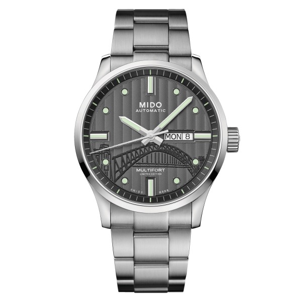 Montre Mido Multifort IBA Bracelet Acier cadran Anthracite