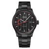 Montre Mido MULTIFORT POWER RESERVE bracelet acier cadran noir et rouge