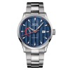 Montre Mido MULTIFORT POWER RESERVE bracelet acier cadran bleu