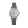 Montre Norqain Adventure Sport Bracelet Caoutchouc gris Cadran Blanc et diamants