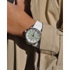 Montre Norqain Adventure Sport Bracelet Caoutchouc Cadran Blanc et diamants