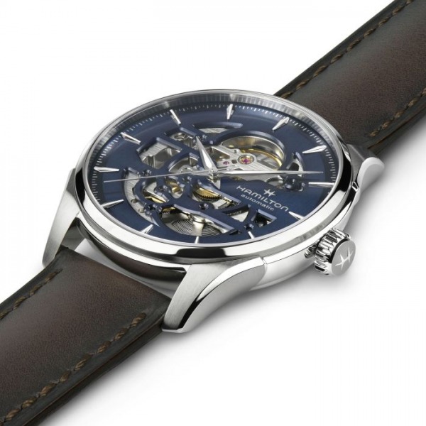 Montre Hamilton Jazzmaster Skeleton Auto cadran Bleu 40mm