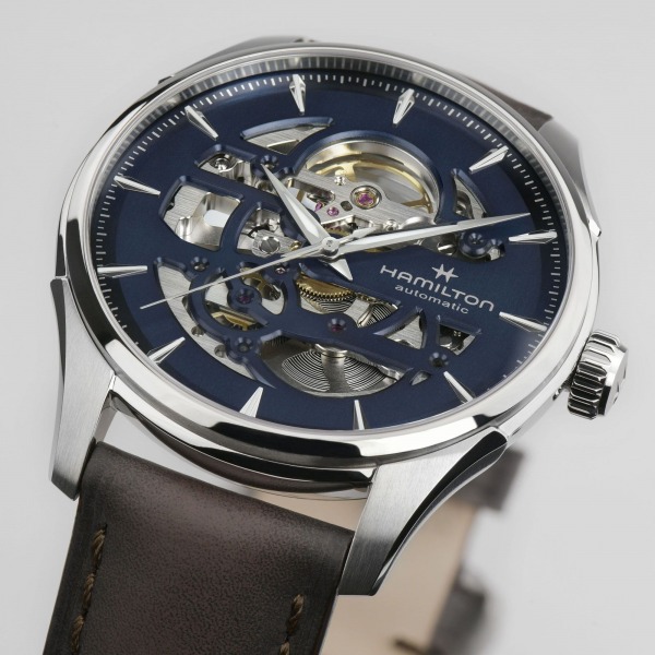 Montre Hamilton Jazzmaster Skeleton Auto cadran Bleu 40mm