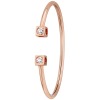 Bracelet Dinh Van Le Cube Grand modèle Or Rose & Diamants