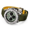 Montre Breitling Avenger B01 Chronograph 44 Cadran Vert Bracelet Cuir