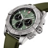 Montre Breitling Avenger B01 Chronograph 44 Cadran Vert Bracelet Cuir