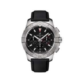 Montre Breitling Avenger B01 Chronograph 44 Cadran Noir Bracelet Cuir