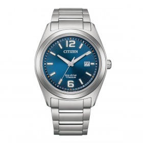 Montre CITIZEN Eco-Drive Titanium Gents Cadran Bleu
