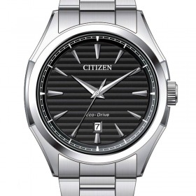 Montre CITIZEN Platform Classic Cadran Noir Bracelet Métal
