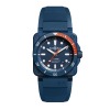 Montre Bell & Ross BR 03-92 Diver Tara Bracelet Caoutchouc Bleu