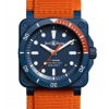 Montre Bell & Ross BR 03-92 Diver Tara Bracelet Caoutchouc Bleu