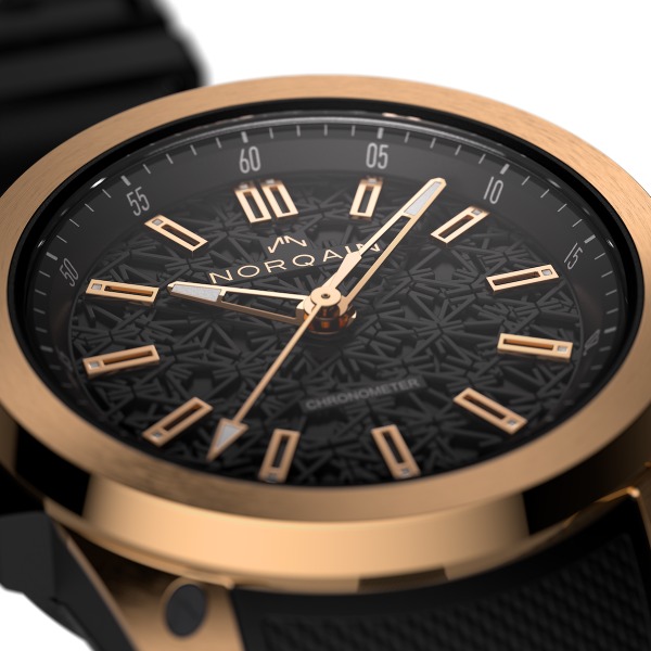 Montre Norqain Wild One Gold Edition Limitée Bracelet Caoutchouc