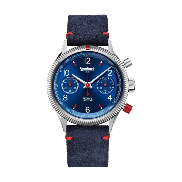 Montre Hanhart Red x Blue Twin Set Edition Limitée