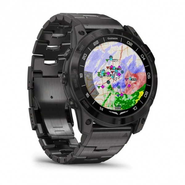 Montre Garmin D2 Mach 1 Pro Aviator Bracelet Titane