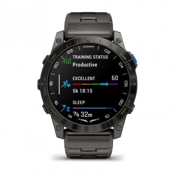 Montre Garmin D2 Mach 1 Pro Aviator Bracelet Titane