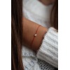 Bracelet Redline PURE 1 Diamant 0.10 ct Or Jaune Fil Rouge