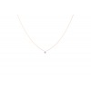 Collier La Brune & La Blonde Mini Confetti Améthyste Or Rose