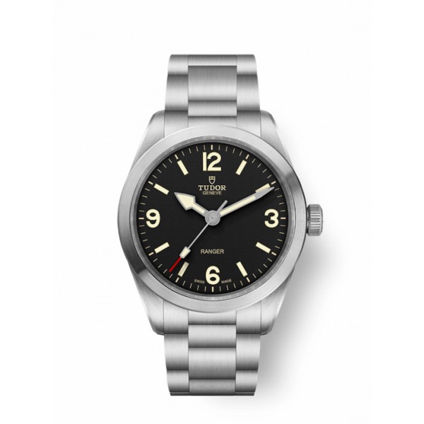 MONTRE TUDOR RANGER CADRAN NOIR BRACELET ACIER