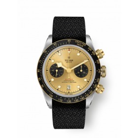 MONTRE HOMME TUDOR BLACK BAY CHRONO BRACELET TISSU NOIR