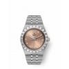 Montre Femme Tudor Royal 34mm Cadran Saumon Index Diamants