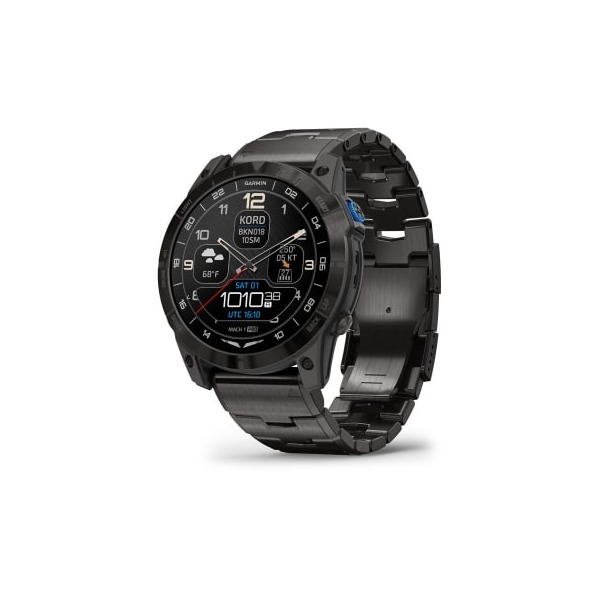 Montre Garmin D2 Mach 1 Pro Aviator Bracelet Titane