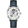 Montre Hamilton Jazzmaster Open Heart Auto Cadran Argenté Bracelet Cuir
