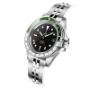 Montre Yema SUPERMAN 500 GMT 41mm Bracelet Acier Lunette Vert