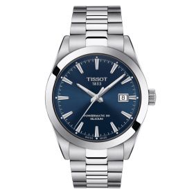 Montre Tissot Gentleman Powermatic 80 Cadran Bleu Bracelet Acier