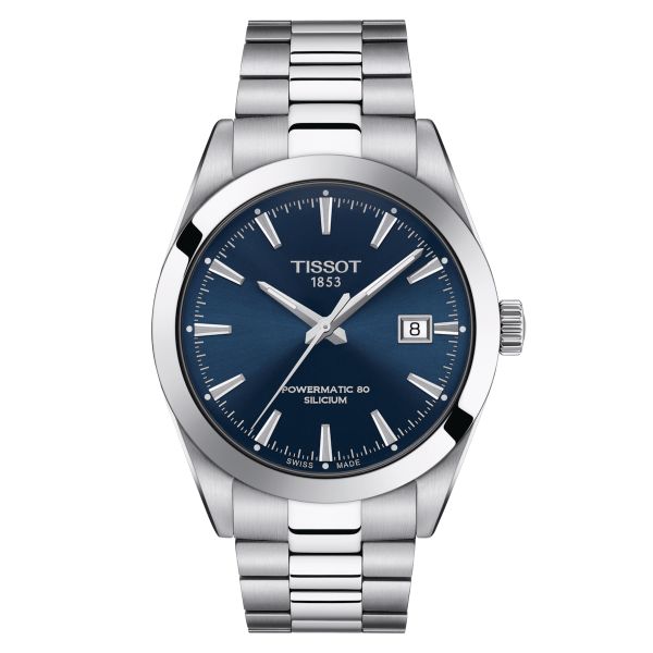 Montre Tissot Gentleman Powermatic 80 Silicium Bracelet Acier inoxydable 316L